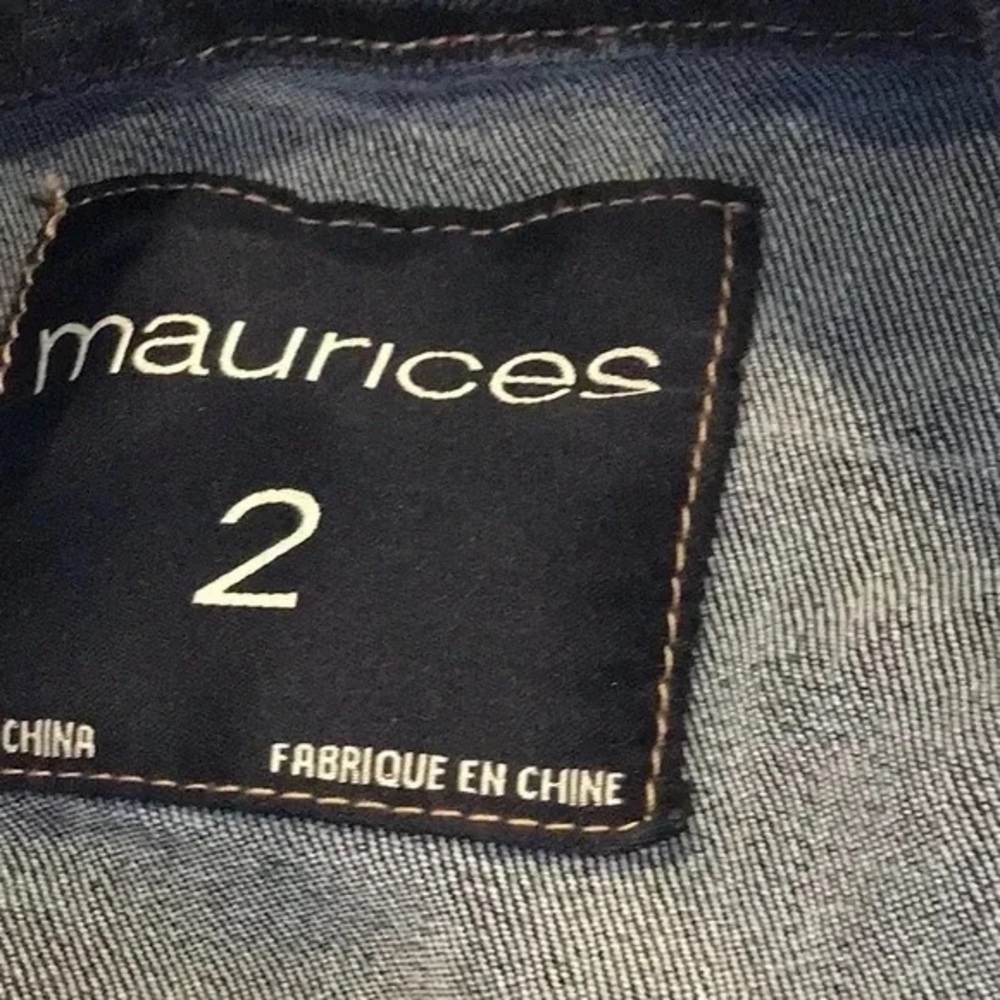 Maurice’s | Denim Vest Boho Size Small - Picture 6 of 9